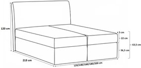 Тапицирано легло Basic-Mpez-180 x 200