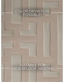 Бежова пътека 80x240 cm Perles Onyx – Elle Decoration