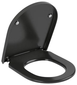 Villeroy & Boch 8M42S1R7 - Тоалетно седало SoftClose SUBWAY черно