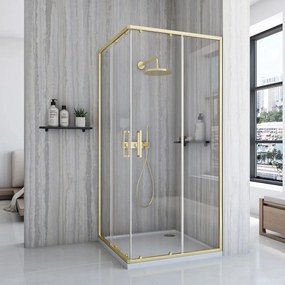 Душ кабина Rea City 90x90 Gold