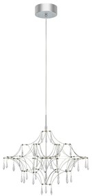 LED висящо осветително тяло в сребрист цвят ø 60 cm Efesos – Markslöjd