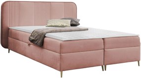 Облечено легло Fandy-Розово-140 x 200