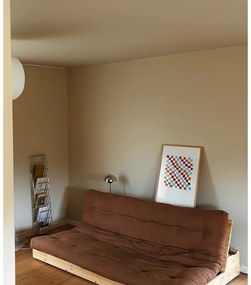 Бял разтегателен диван от велур 196 cm Base – Karup Design