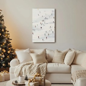 Картина на платно – Зимни забавления на склон