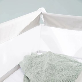 Бяла сгъваема люлка на колела 90x45 cm - Roba