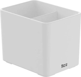 Чаша за четки за зъби, A817672C60, Roca, бял мат, 10.5х7.8х8.4см