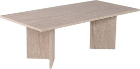 Бежова полугланцова масичка за кафе 60x119 cm Sabin – Kalune Design