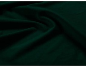 Зелен кадифен модулен ъглов диван Lupine – Micadoni