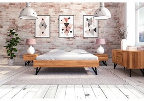 Двойно легло от букова дървесина 200x200 cm Golo - The Beds