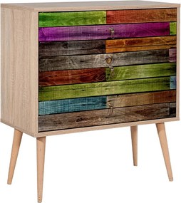 Комод от меламин Soho в цвят сонома 80x40x90см.