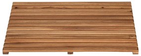Дървена постелка за баня в естествен цвят 40x60 cm Acacia - Wenko
