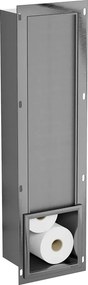 Mexen X-Wall-B поставка за тоалетна хартия, четкано оръжейно сиво - 19E5