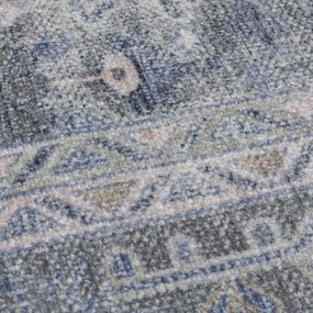 Зелен килим със смес от рециклирани влакна подходящ за пране 80x150 cm Windsor – Flair Rugs