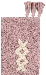 Розов ръчно изработен памучен детски килим подходящ за пране 140x200 cm Noah – Lorena Canals