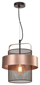 Метална висяща лампа в черно-меден цвят ø 30 cm Fiba - Candellux Lighting