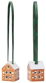 Керамични Коледни украси в комплект 2 бр. 5 cm Gingerbread – Kähler Design