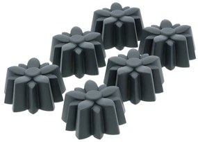 Силиконови форми за на мъфини 6 бр. ø 7 cm Flower – Blomsterbergs
