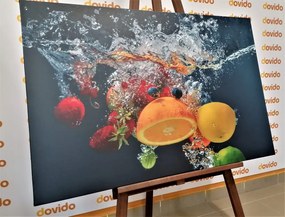 Картина на платно – Плодове във вода