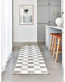 Бежова и кремава пътека за открито и закрито 70x240 cm Pix Dark Linen – Pappelina