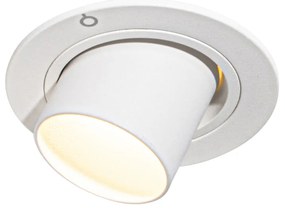Модерен вграден прожектор бял GU10 35 mm кръгъл накланящ се - Installa