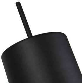 Ретро подова лампа черна регулируема - Chappie