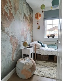 Кремав ръчно изработен вълнен килим подходящ за пране 80x140 cm Berber Soul – Lorena Canals