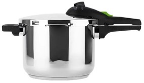 Разопакован: Комплект 2 бр тенджери под налягане Fagor Rapid Xpress, 4+6 л, 2 нива 60/100 kPa, 5 системи за безопасност, Стомана 18/10, Сребрист