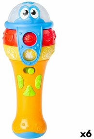 Toy microphone Winfun 7,5 x 19 x 7,8 cm (6 броя)