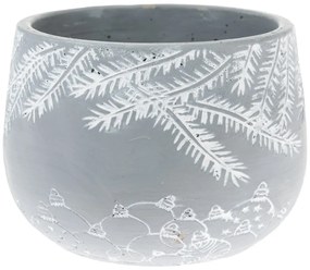 Сив бетонен съд , ø 15,5 cm - Dakls