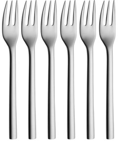Сиви десертни вилици в комплект 6 бр. от неръждаема стомана Nuova – WMF
