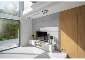 Бяло осветително тяло за таван с метален абажур 34x18,5 cm Loid – GTV