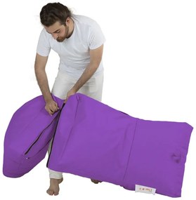 Градински пуф Siesta Sofa Bed Pouf, цвят Лилав