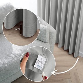 Сива затъмняваща завеса 200x270 cm Velto – Filumi
