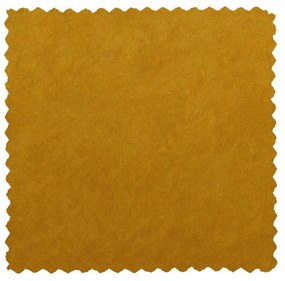 Пуф в цвят горчица WOOOD Sara Low