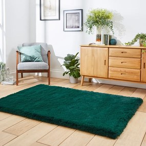 Изумруденозелен килим Super Teddy, 80 x 150 cm Super Teddy - Think Rugs