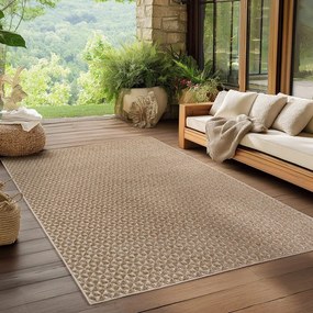 Бежов килим за открито и закрито 200x290 cm Ibiza 1903 – Ayyildiz Carpets