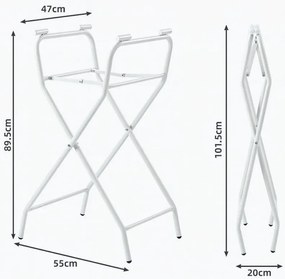 Сгъваема бебешка вана VAIANA PREMIUM с шезлонг и стойка - повече цветове Син