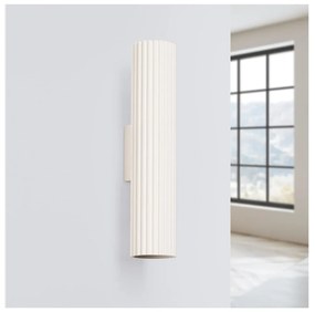 Кремава стенна лампа Gleam – Sollux