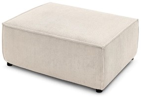 Бежова табуретка от велур Nihad - Bobochic Paris