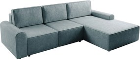 Ъглов диван Bella L-Син-Десен
