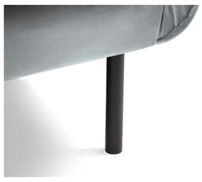 Светлосив диван от кадифе , 160 см Vienna - Cosmopolitan Design