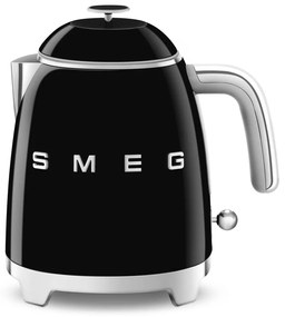 Черна електрическа кана от неръждаема стомана 800 ml Retro Style – SMEG