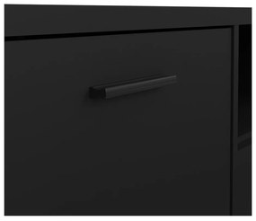 Черна телевизионна масичка 147x38 cm Media - Tvilum