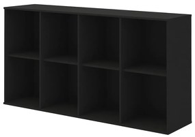 Черна модулна система от рафтове 136x69 cm Mistral Kubus - Hammel Furniture