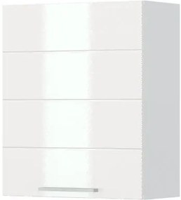 Висящ шкаф Hudson V7-60-1K-White - White glossy