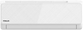Инверторен климатик Finlux 12LIE55BE, 12000 BTU, 30 м2, Нагревател на външно тяло, 4D обдухване, Работа при -25C, Бял