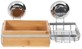 Бамбукова кошница за стена със сапун Spa - Compactor