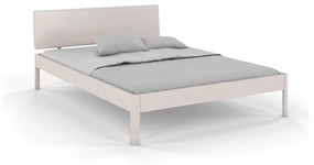 Двойно легло от борова дървесина 160x200 см в бял цвят Ammer - Skandica