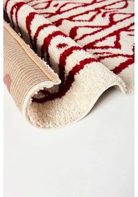 Крем и червен килим Morra, 160 x 230 cm - Bonami Selection