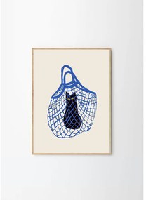 Постер 30x40 cm The Cat’s In The Bag – Chloe Purpero Johnson – The Poster Club